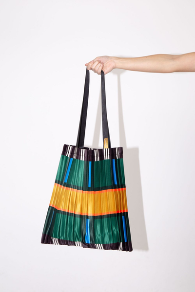 Pleated Satin Bag - Orosei