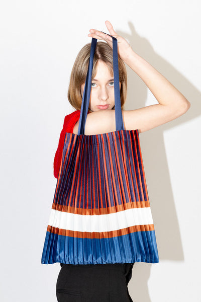 Pleated Satin Bag - Chiavari