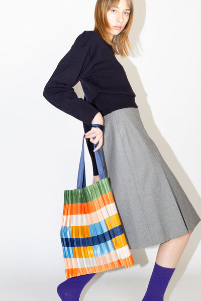 Pleated Satin Bag - Vietri