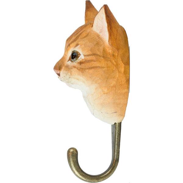 Wildlife Garden Hook - Ginger Cat