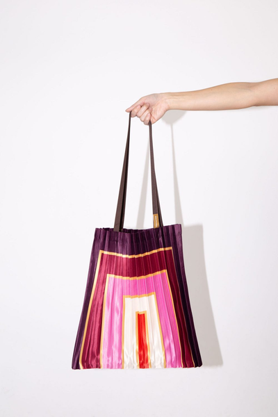Pleated Satin Bag - Villasimius