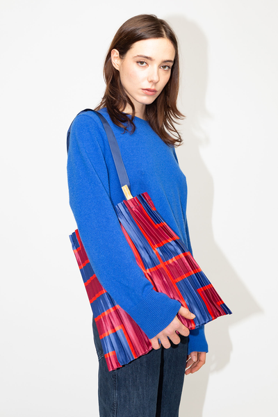 Pleated Satin Bag - Stintino