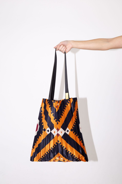 Pleated Satin Bag - Alghero