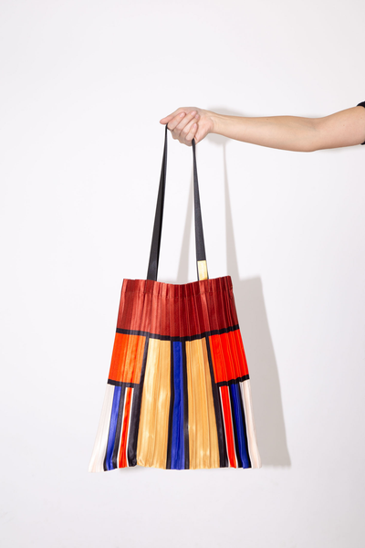 Pleated Satin Bag - Gallura