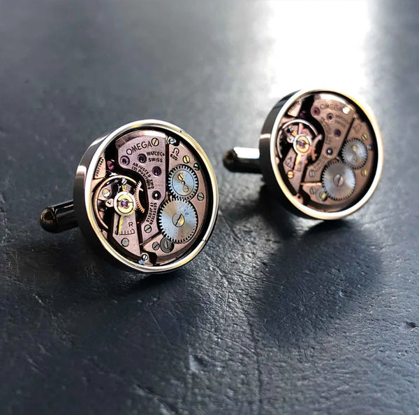 Cufflinks Omega Round