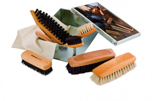 Redecker Shoe Shine Kit and Metal Box