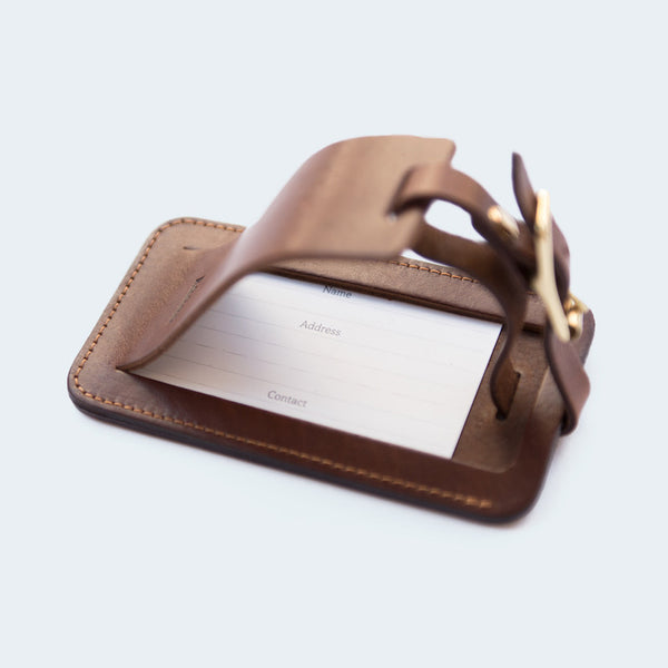 All the Kings Men - Luggage Tag Brown