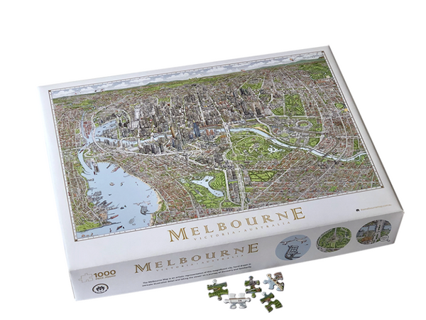 The Melbourne Map Jigsaw Puzzle
