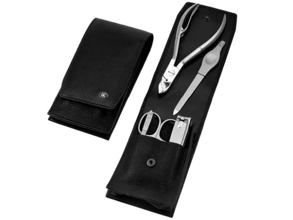 Manicure Set Hans Kniebes Leather 5 Piece