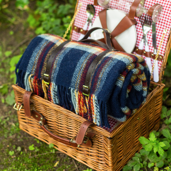 Tweedmill - Polo Picnic Rug Jubilee Navy