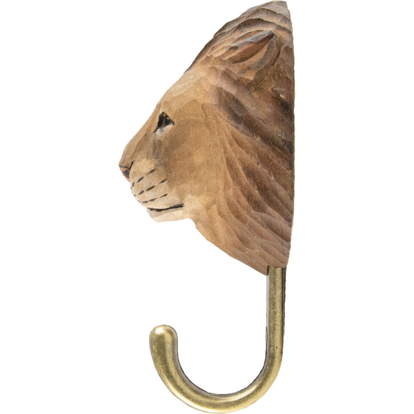Wildlife Garden Hook - Lion