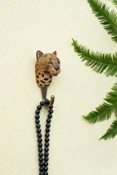 Wildlife Garden Hook - Leopard