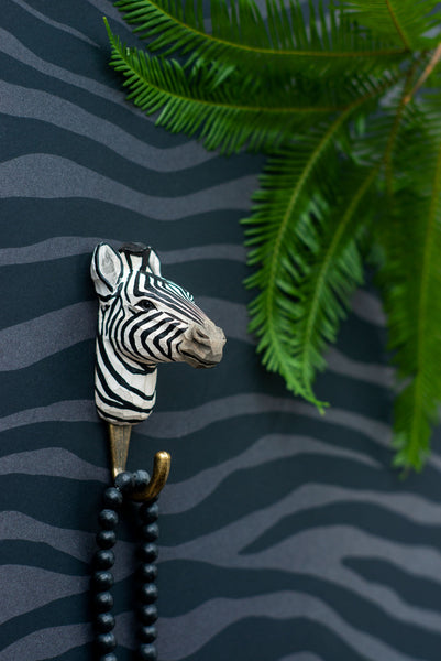 Wildlife Garden Hook - Zebra