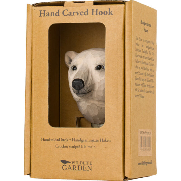 Wildlife Garden Hook - Polar Bear