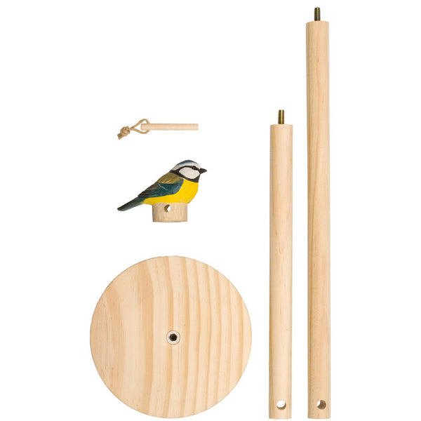 Wildlife Garden Kitchen Roll Holder - Blue Tit