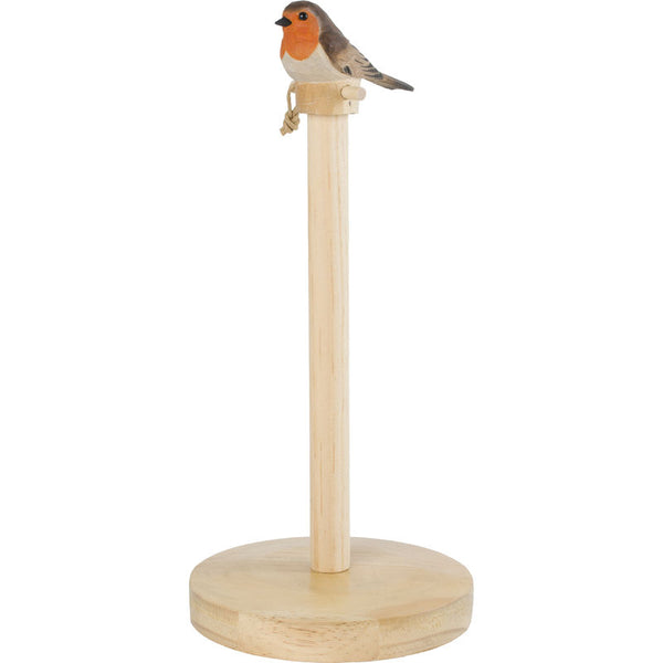 Wildlife Garden Kitchen Roll Holder - Robin