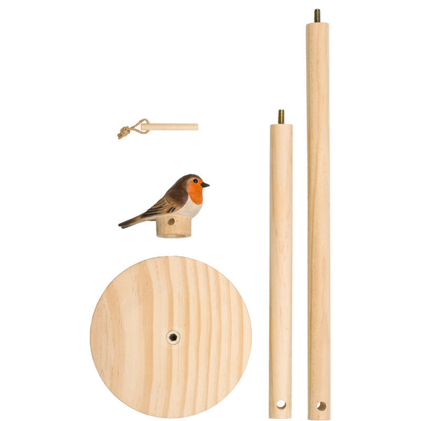 Wildlife Garden Kitchen Roll Holder - Robin