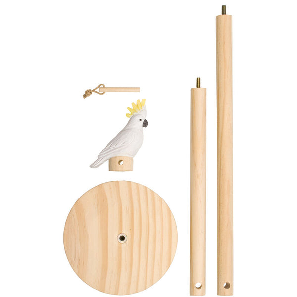 Wildlife Garden Kitchen Roll Holder - Cockatoo