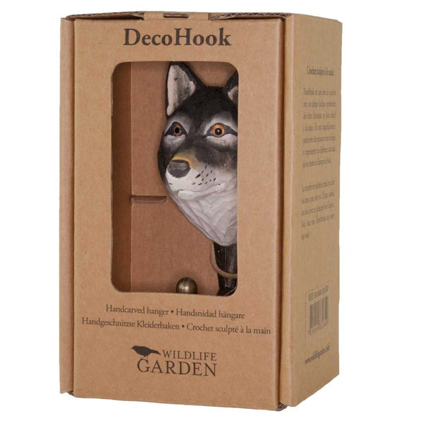 Wildlife Garden Hook - Wolf