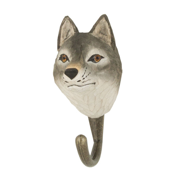 Wildlife Garden Hook - Wolf