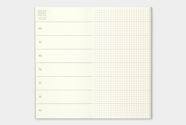 Traveler's Notebook 019 Refill Free Diary Weekly + Memo