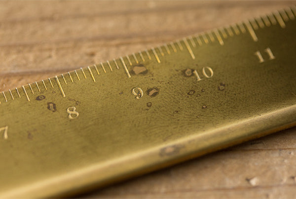 Traveler's Brass Ruler