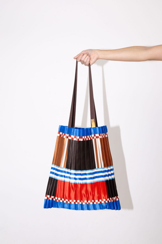 Pleated Satin Bag - Maddalena