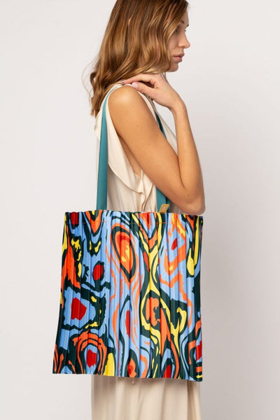 Pleated Satin Bag - Cecina