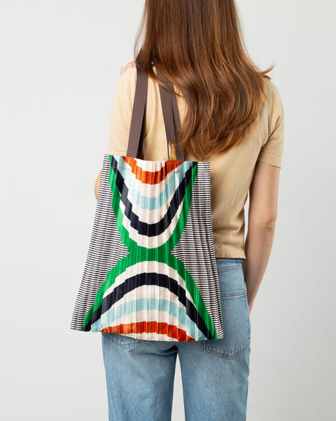 Pleated Satin Bag - Naxos