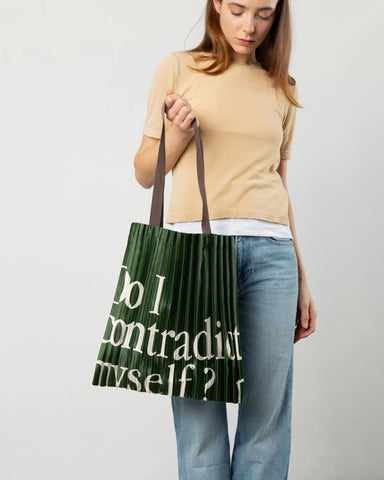 Pleated Satin Bag - Walt