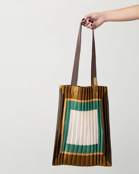 Pleated Satin Bag - Cefalu