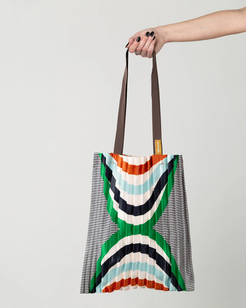 Pleated Satin Bag - Naxos