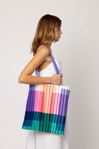 Pleated Satin Bag - Orbetello