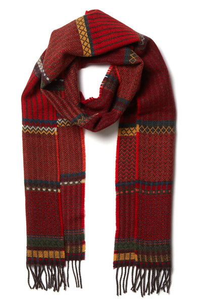 Wallace Sewell Scarf - Cassia Crimson