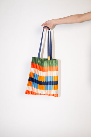 Pleated Satin Bag - Vietri