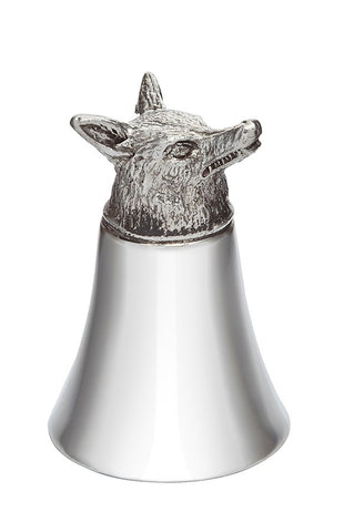 Wentworth Pewter Jigger 3oz Fox Head