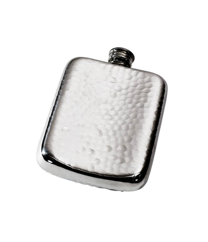 Wentworth Pewter Flask 4oz Hammered