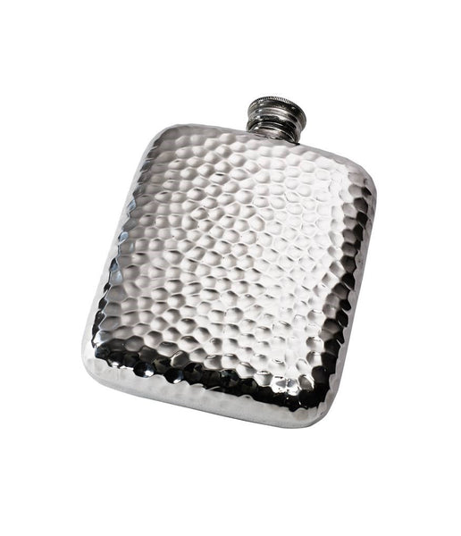 Wentworth Pewter Flask 4oz Hammered