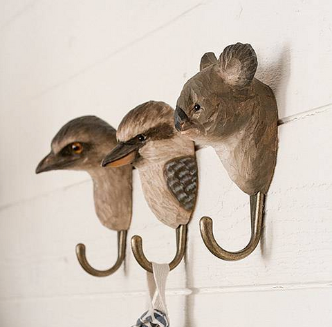 Wildlife Garden Hook - Kookaburra