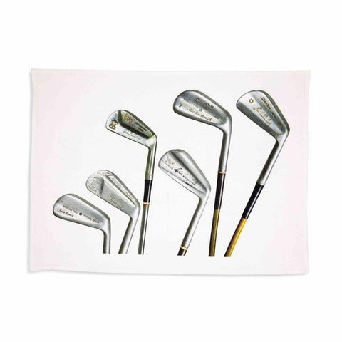 Tea Towel Sporting Nation Vintage Signature Golf Clubs