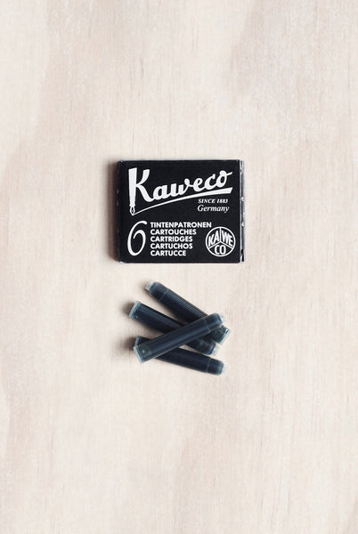 Kaweco Fountain Pen Ink Cartridges Pack of 6 Black