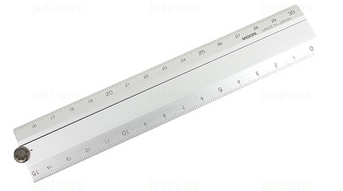 Midori Aluminium Folding Ruler