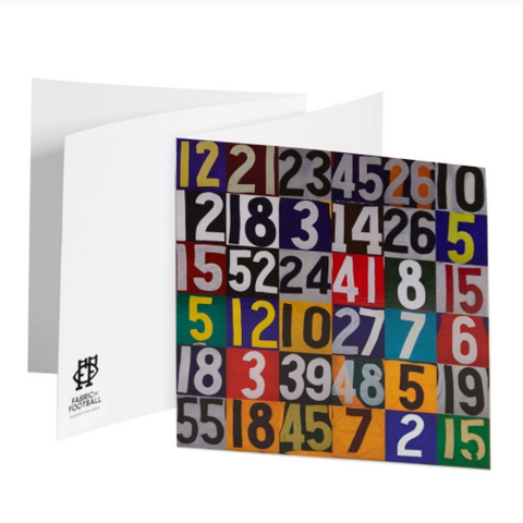 Card - Sporting Nation Aussie Rules Numbers