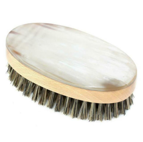 Abbeyhorn Horn Backed Hair Brush