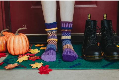 Solmate Socks - Purple Rain