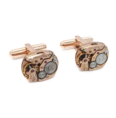 Watch movement cufflinks 2025 omega