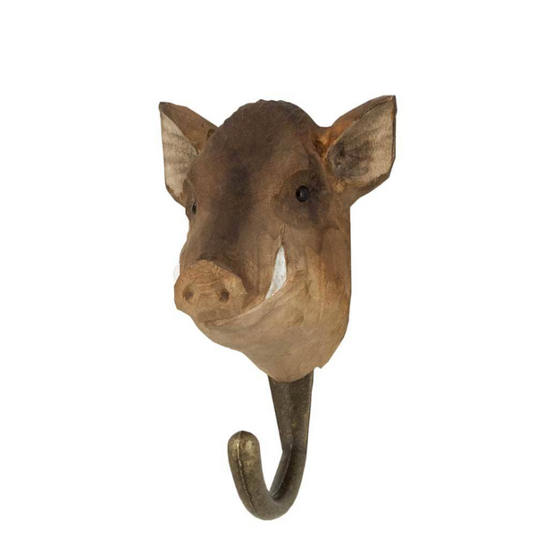 Wildlife Garden Hook - Boar