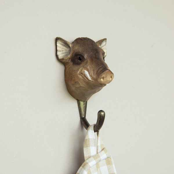 Wildlife Garden Hook - Boar