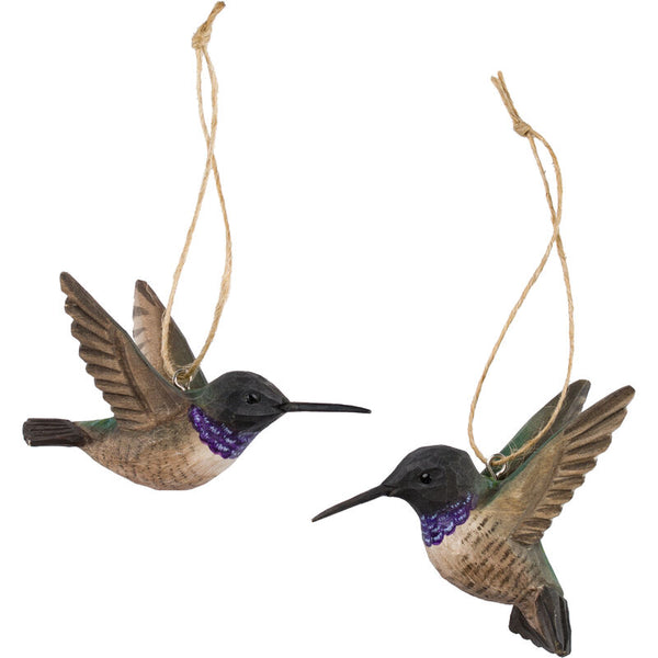 Wildlife Garden DecoBird -  Black Chinned Hummingbird