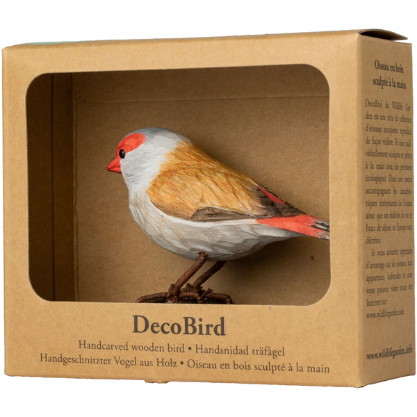 Wildlife Garden DecoBird - Red-Browed Finch